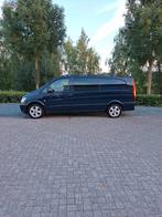 Nette MB Vito 113 CDI luxe dubbel cabine 190pk bj 2013, Auto's, Bestelauto's, 13 km/l, Euro 5, Zwart, Particulier