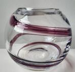 Paarse Swirl vaas glas, Ophalen of Verzenden
