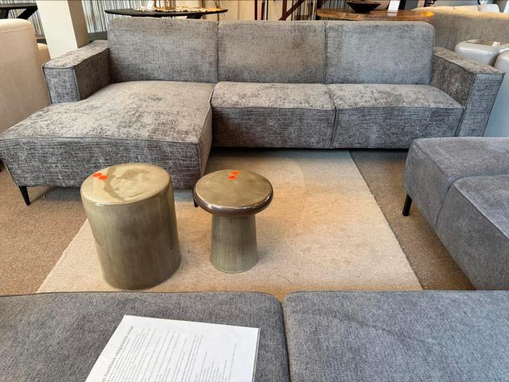 Hoekbank Bruin Stof 275x150 Direct/Leverbaar/Enschede E-6011, Huis en Inrichting, Banken | Bankstellen, Nieuw, Hoekbank, Vierpersoons of meer