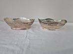 twee verzilverde schaaltjes. Zeist Schoonhoven 90, Overige materialen, Ophalen of Verzenden, Overige stijlen, Schaal of Schalen