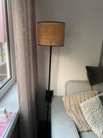 Zwart staande lamp webbing, Huis en Inrichting, Lampen | Vloerlampen, Ophalen, Zo goed als nieuw