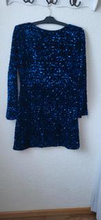 Mooie jurk met pailletten maat L ( gala), Kleding | Dames, Gelegenheidskleding, Ophalen of Verzenden, Zo goed als nieuw, Blauw
