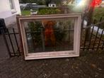 Kozijn met dubbel glas - 1.20 x 1.55 m, Doe-het-zelf en Verbouw, Deuren en Horren, Gebruikt, 120 cm of meer, Overige typen, Minder dan 200 cm