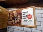 !!!!Uniek!!!!!!! Coca-Cola Reclamebord, Ophalen of Verzenden, Gebruikt, Reclamebord