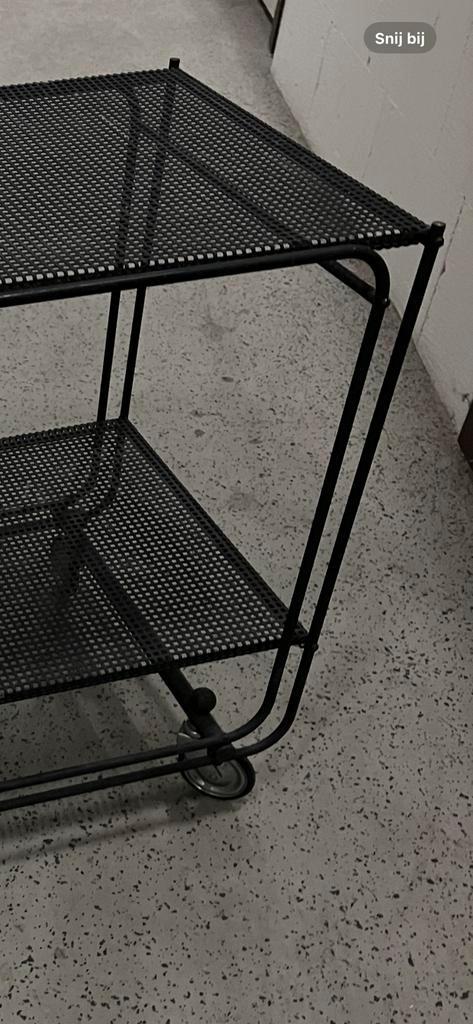 SERVEERWAGEN. — VINTAGE TROLLEY., Huis en Inrichting, Keuken | Servies, Zo goed als nieuw, Overige stijlen, Overige materialen