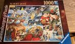 Kerstpuzzel 1000 stukjes Ravensburger, Ophalen of Verzenden, 500 t/m 1500 stukjes, Zo goed als nieuw
