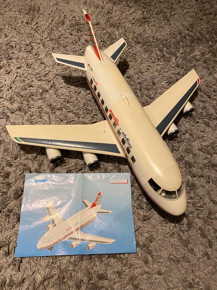 Playmobil groot vliegtuig met passagiers en piloot, Kinderen en Baby's, Speelgoed | Playmobil, Gebruikt, Ophalen of Verzenden