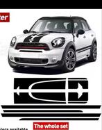 Sticker set Mini  Countryman R60 matzwart, Auto diversen, Autostickers, Ophalen of Verzenden