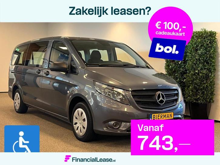 Mercedes Vito L2H1 Rolstoelbus Automaat Zelfrijder, Auto's, Bestelauto's, Bedrijf, Lease, Financial lease, Aangepast voor mindervaliden