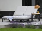 Bellagio Vezzano ligbed set 2-delig met wiel aluminium zgan, Ophalen, Zo goed als nieuw, Aluminium, Verstelbaar