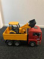 Bruder MAN Vrachtwagen met Midi Loader, Ophalen of Verzenden, Gebruikt, Jongen of Meisje