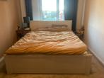 Ikea Brusali bed 160 x 200 wit, 160 cm, Wit, Hout, Ophalen