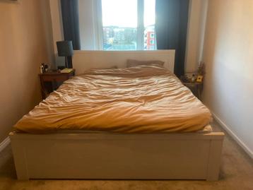 Ikea Brusali bed 160 x 200 wit