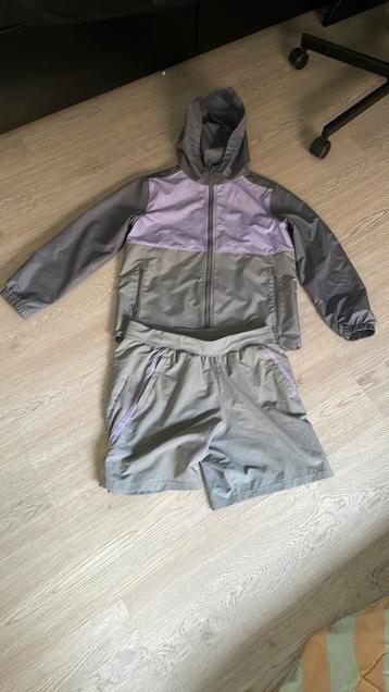 Under armour set grijs/paars beschikbaar voor biedingen