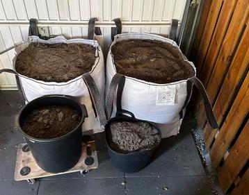 2x Big Bags Schone Zand – 0,5 m³ totaal beschikbaar voor biedingen