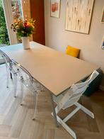 HAY tafel Loop Stand design eettafel lichtgrijs, Huis en Inrichting, Ophalen, Scandinavisch, minimalistisch, Gebruikt, 50 tot 100 cm