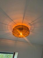 3 Rotan Plafondlampen, Ophalen of Verzenden, Gebruikt, Hout
