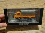 Minichamps  Mercedes-Benz Unimog 404 Pritsche 1960 orange, Hobby en Vrije tijd, Modelauto's | 1:43, Ophalen of Verzenden, Zo goed als nieuw