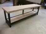 Boomstam eiken tv-meubel van 220cm