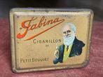 Blikje Fabina 20 cigarillos petit bouquet jaren ‘50, Verzamelen, Blikken, Gebruikt, Ophalen of Verzenden