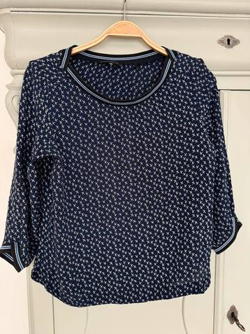 Donker blauwe dames blouse/top Silvercreek maat 38 beschikbaar voor biedingen