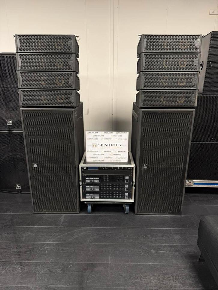 LD SYSTEMS VUE LINEARRAY SYSTEM, Audio, Tv en Foto, Luidsprekers, Zo goed als nieuw, Front, Rear of Stereo speakers, 120 watt of meer