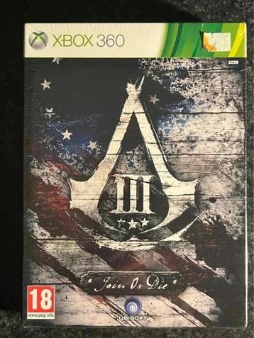 Assassin's Creed 3 Join Or Die Edition Sealed Xbox 360 game beschikbaar voor biedingen