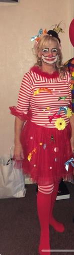 1 Dames Clowns mamalou pakje  maat m/l, Kleding | Heren, Carnavalskleding en Feestkleding, Ophalen of Verzenden, Zo goed als nieuw