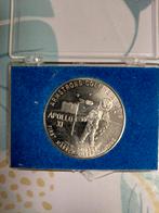 Apollo XI Maanlanding Zilveren Herdenkingsmunt, Ophalen of Verzenden, Losse munt, Zilver