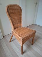 6 rieten stoelen, Ophalen, Riet of Rotan, Gebruikt, Bruin