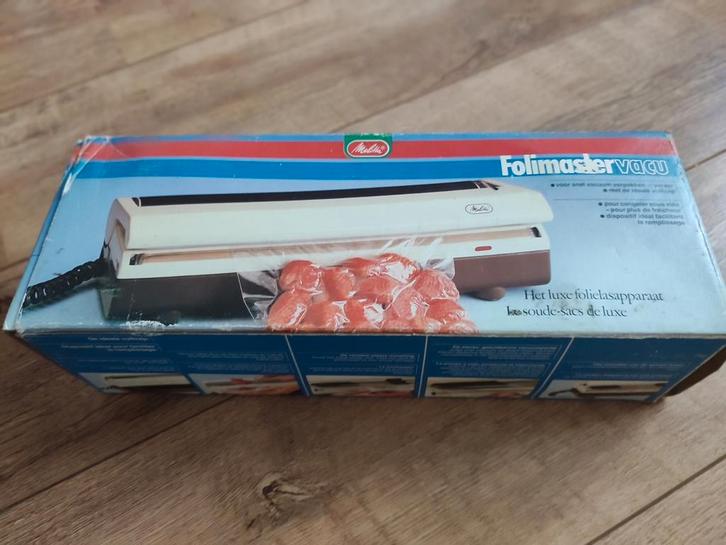 Melitta Folimaster Vacu luxe vacuümmachine vacuumsealer, Witgoed en Apparatuur, Overige Witgoed en Apparatuur, Gebruikt, Ophalen of Verzenden