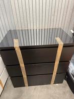 Ikea Malm Ladekast met Glasplaat, Huis en Inrichting, Ophalen, Gebruikt, 50 tot 100 cm, 3 of 4 laden