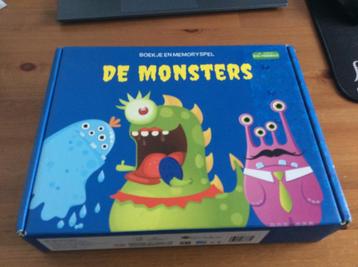 De Monsters boekje en memoryspel. keurige staat beschikbaar voor biedingen
