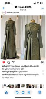 Groene mooie jurk, Galajurk, Pinar sems, Maat 42/44 (L), Ophalen of Verzenden