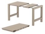 Bartafel - Taupe - Uitschuifbaar 100/140 cm - Siesta, Ophalen, Gebruikt, Rechthoekig, Kunststof