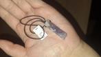 Amethist ketting, Paars, Ophalen of Verzenden, Zo goed als nieuw, 17 tot 18