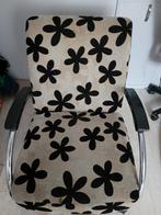2 fauteuils  met bloemenprint, Gebruikt, Ophalen