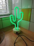 Cactus sfeerlampje op stroom, Huis en Inrichting, Lampen | Tafellampen, Minder dan 50 cm, Kunststof, Gebruikt, Ophalen of Verzenden