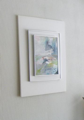Schilderij Scandinavische stijl 80 hoog en 60 br. canvas Wad beschikbaar voor biedingen