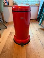 Vintage WESCO Baseboy 20 liter prullenbak, rood, Ophalen, Gebruikt, Met pedaal, 50 tot 75 cm