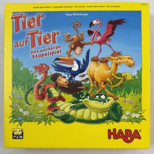 HABA Dier op Dier stapelspel spel compleet kinderspel 305520, Hobby en Vrije tijd, Gezelschapsspellen | Bordspellen, Zo goed als nieuw