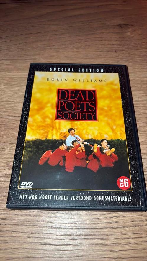 Dead Poets Society met Robin Williams op dvd., Cd's en Dvd's, Dvd's | Drama, Zo goed als nieuw, Drama, Vanaf 16 jaar, Ophalen of Verzenden