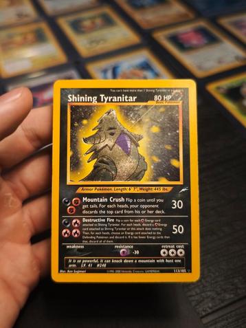 🦖 Shining Tyranitar 113 Neo Destiny  beschikbaar voor biedingen