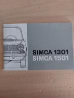 Simca 1301/1501 Handleiding, Ophalen of Verzenden