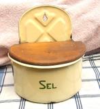 oude emaille zoutpot/ zoutbak SEL/ keukenpot email, Ophalen of Verzenden