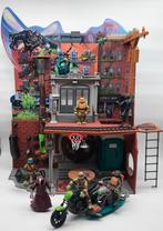 TMNT Sewer Lair Set + 2 Voertuigen + 6 Figuren!, Ophalen of Verzenden, Zo goed als nieuw