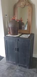 Opbergkast, koffiecorner, sober, stoer, Ophalen, Teakhout, 50 tot 100 cm, Zo goed als nieuw