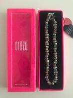 Otazu ketting, tonnetjes met Swarovski kristal, nieuw, Met kristal, Overige materialen, Nieuw, Ophalen of Verzenden