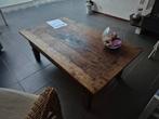 Salontafel landelijk, Ophalen of Verzenden, Zo goed als nieuw, Rechthoekig, 50 tot 100 cm