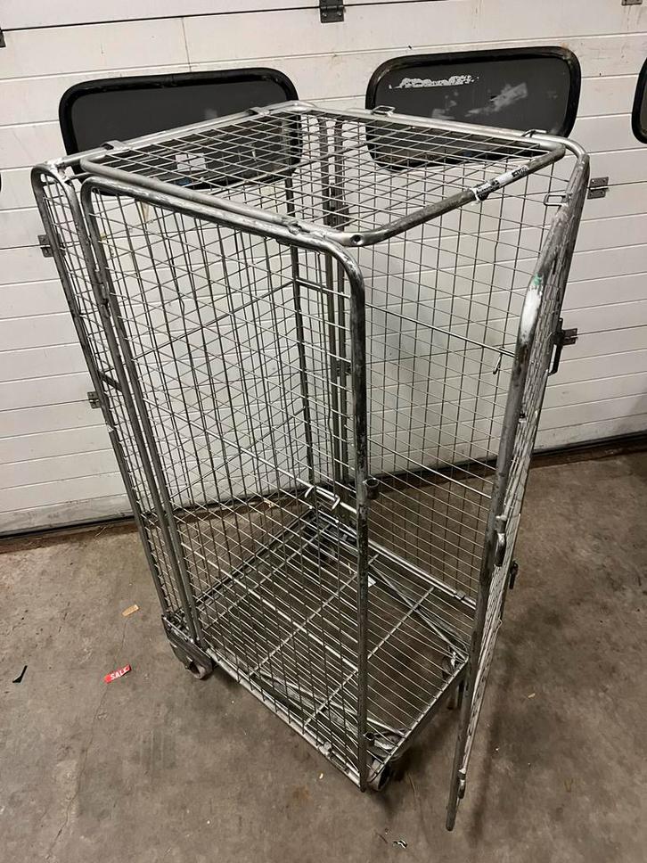 Afsluitbare Rolcontainer - Brandhout Opslag, Tuin en Terras, Haardhout, Ophalen of Verzenden